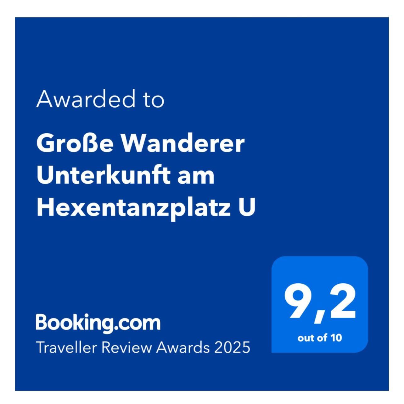 Grosse Wanderer Unterkunft Am Hexentanzplatz U Тале Экстерьер фото